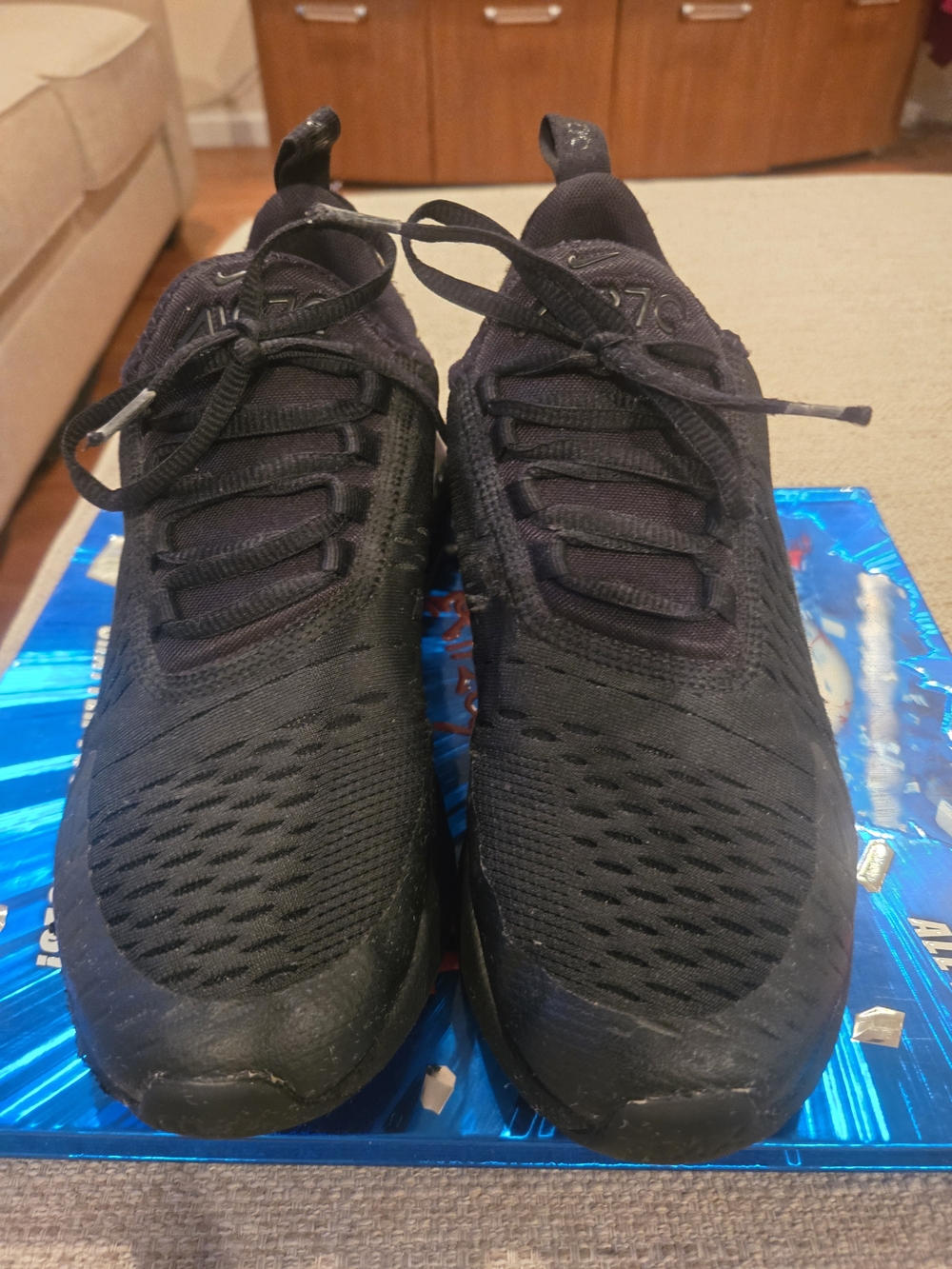 Nike 270's Kids Black Low-Top Mesh Sneakers - Picture 1 of 5